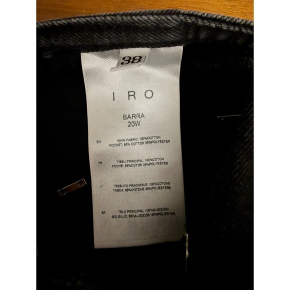 IRO Barra Faded Denim Shorts Women's Size 38/us 6 - Picture 4 of 11